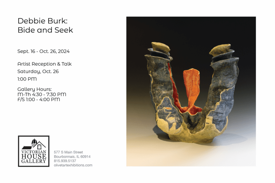 Debbie Burk: Bide and Seek postcard