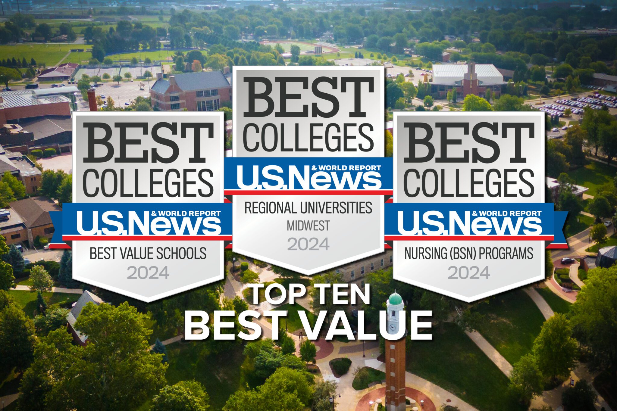 U.S. News Best Colleges names ONU a 2024 Top Ten Best Value Olivet