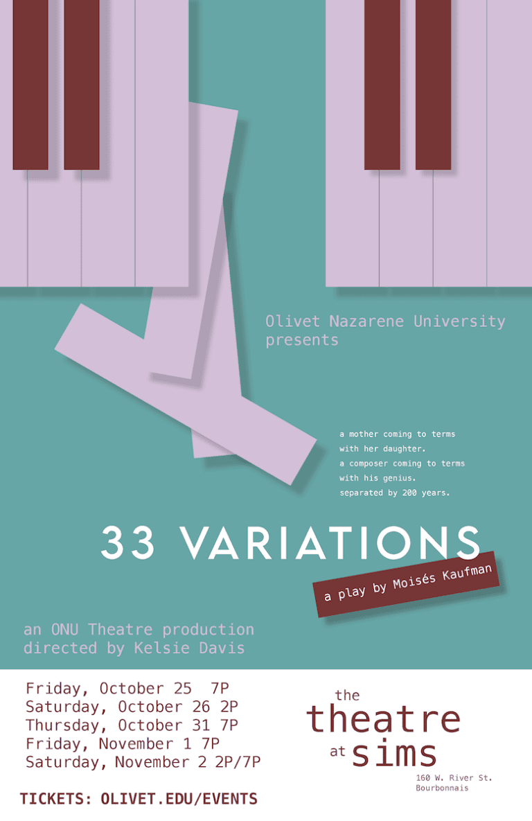 33 variations poster graphic