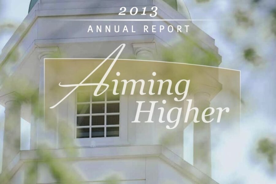 2013 Annual Report Cover